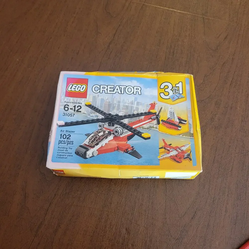 LEGO Creator Air Blazer 31057 Kids New 3-in-1 Helicopter Seaplane Set New sealed